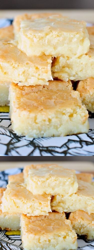 Fudgy White Chocolate Brownies