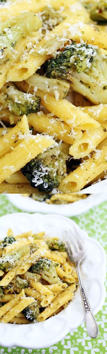 Garlic, Broccoli & Olive Oil Pasta