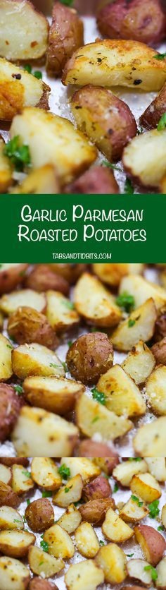 Garlic Parmesan Roasted Potatoes