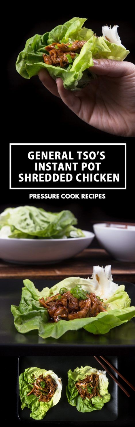 General Tso's Instant Pot Shredded Chicken