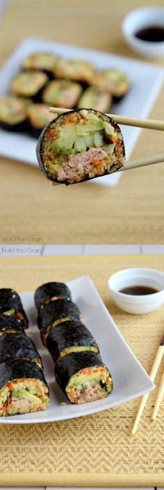 Ginger Salmon Nori Rolls