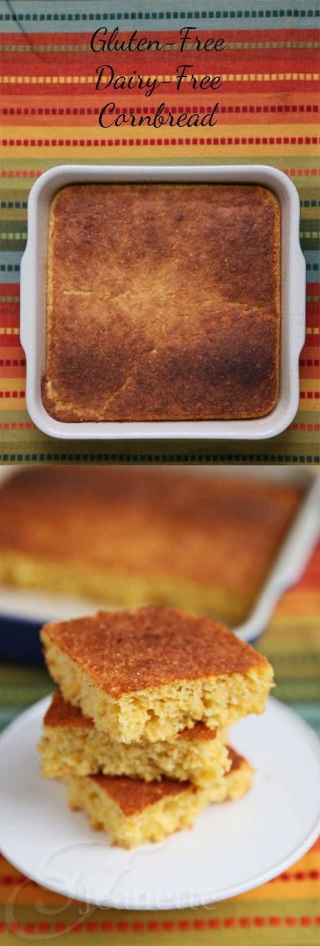 Gluten-Free Dairy-Free Cornbread