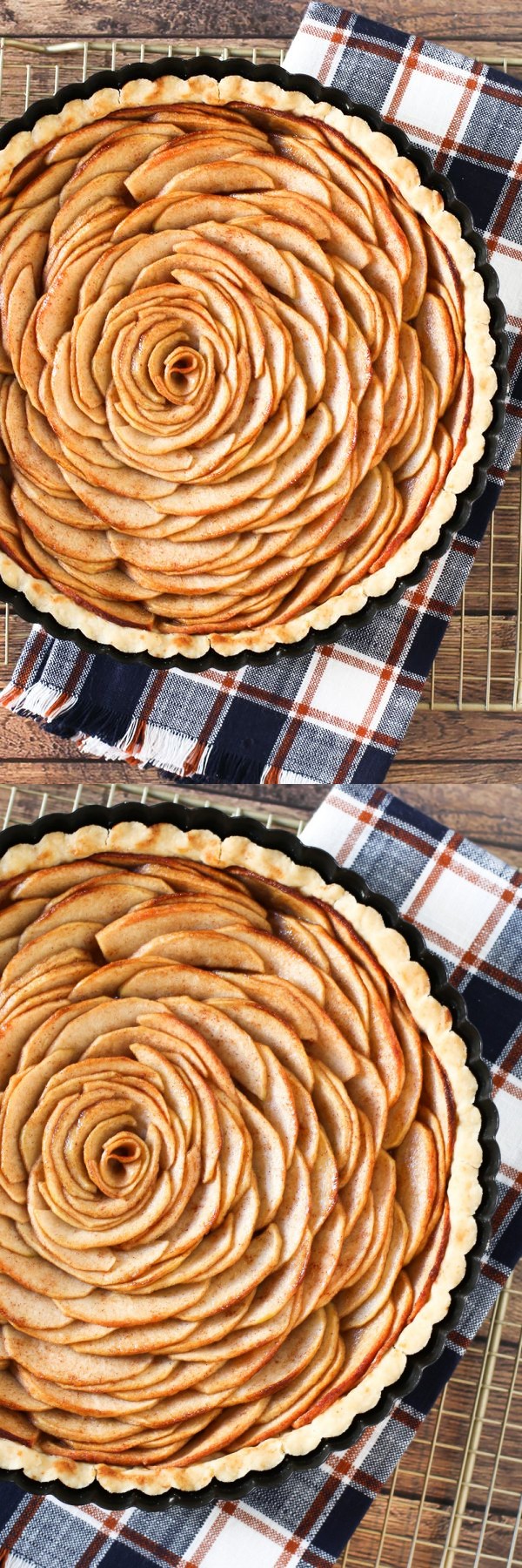 Gluten free vegan apple tart