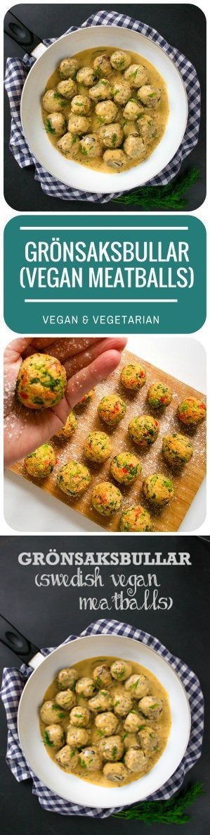 Grönsaksbullar (Swedish Vegan Meatballs