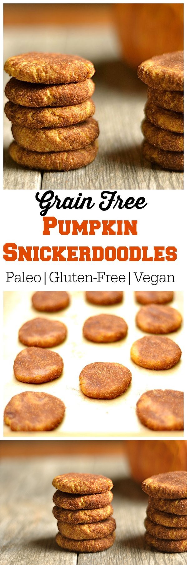 Grain-Free Pumpkin Snickerdoodles