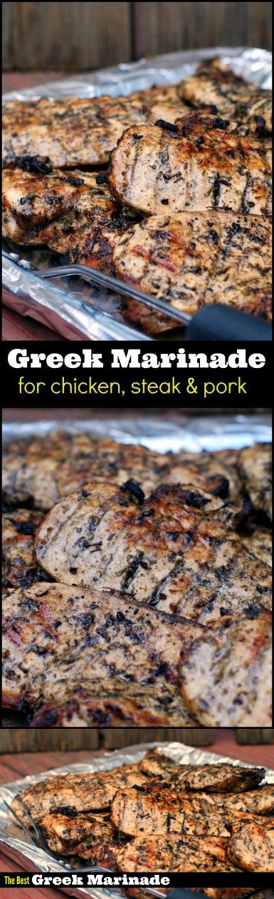 Greek Marinade for Chicken, Steak & Pork