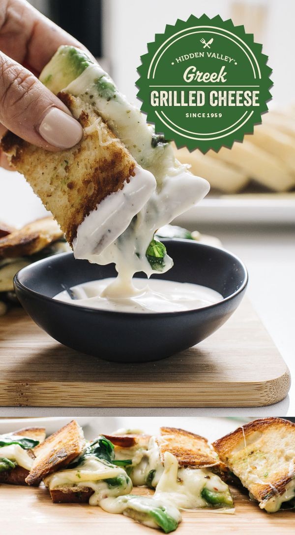 Green Grilled Cheese and Ranch Dippers