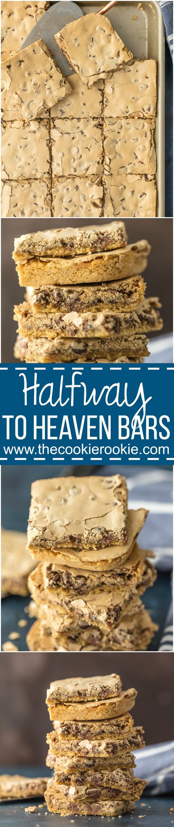 Halfway to Heaven Bars (Meringue Topped Chocolate Chip Cookie Bars