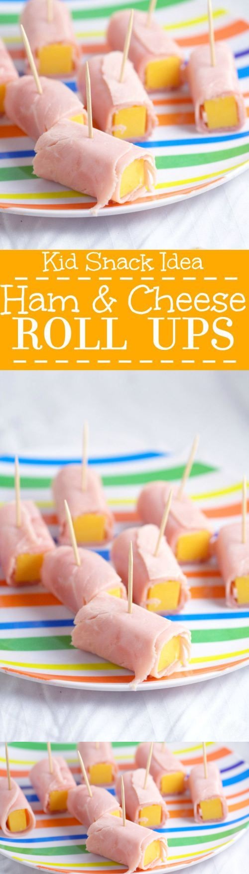 Ham and Cheese Roll-ups- Toddler Snack Idea