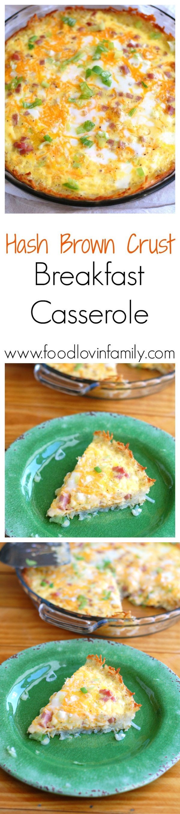 Hash Brown Crust Breakfast Casserole