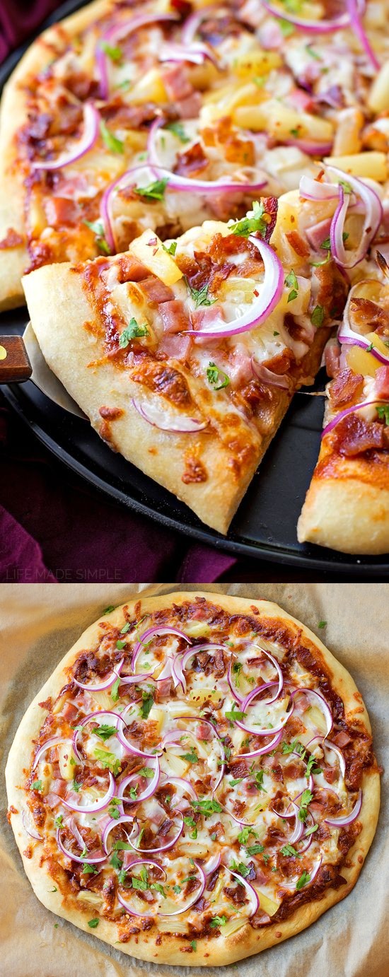 Hawaiian BBQ Pizza