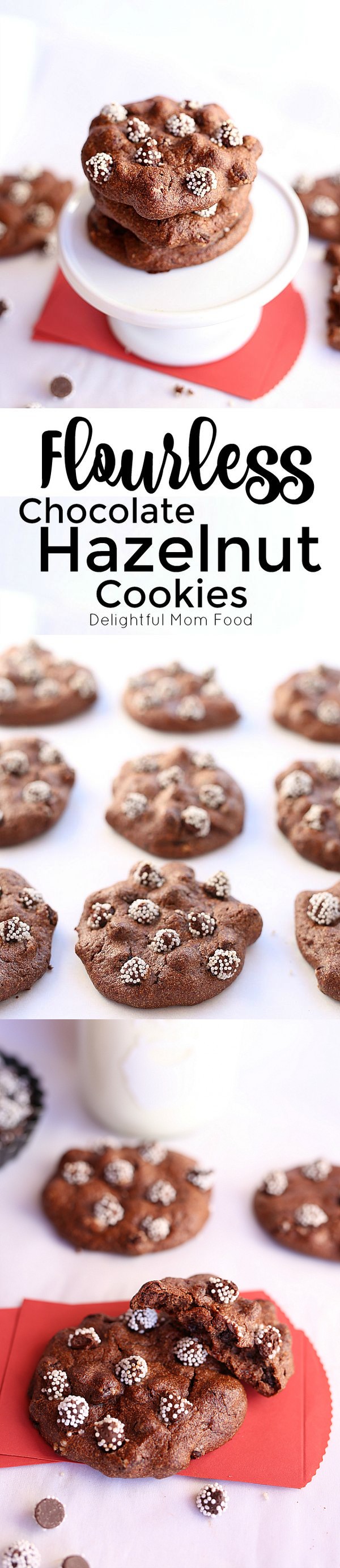 Hazelnut Flourless Chocolate Cookies