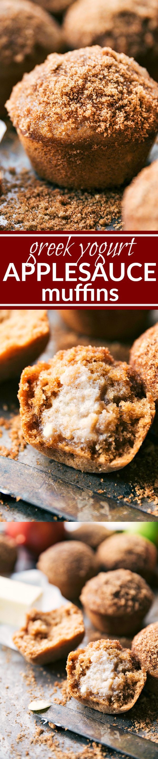 Healthy Applesauce Muffins