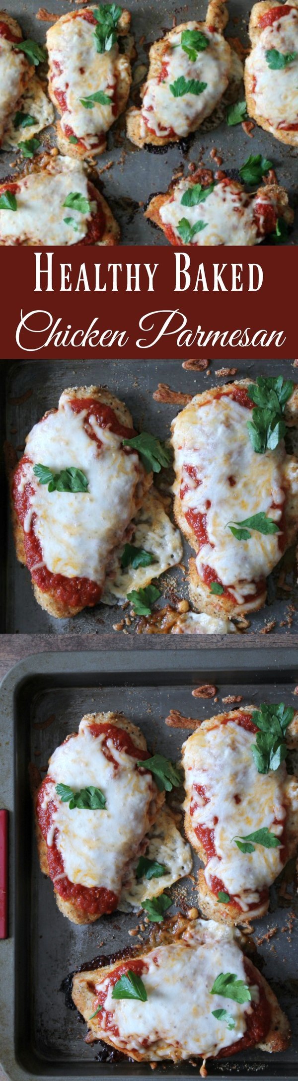 Healthy Baked Chicken Parmesan