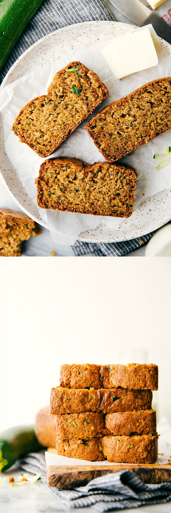 Healthy Greek Yogurt Zucchini Bread