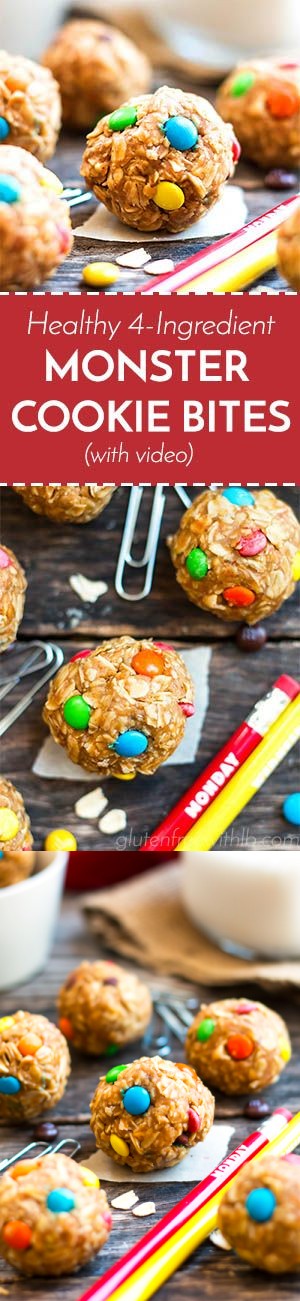 Healthy Monster Cookie Bites