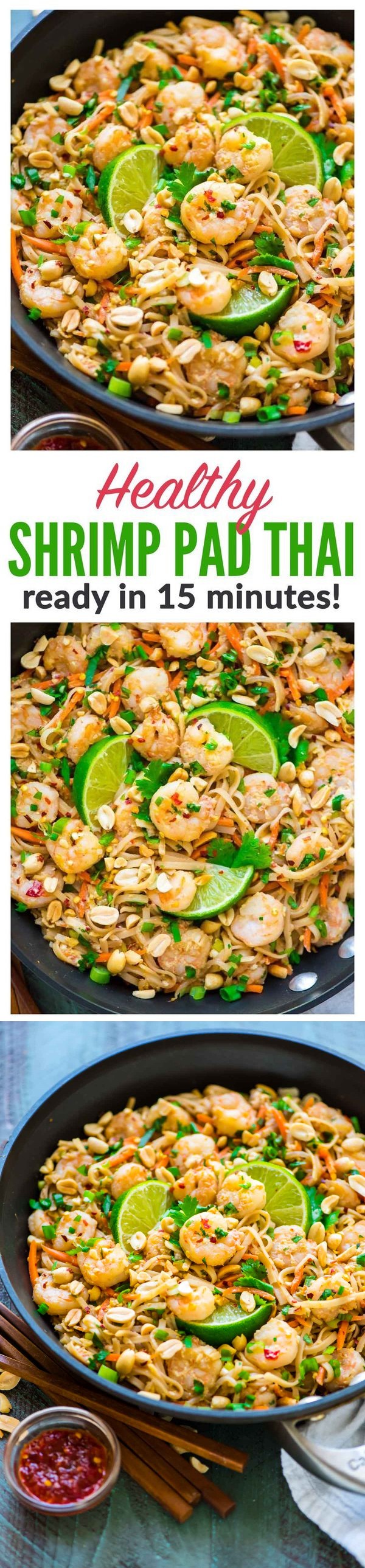 Healthy Shrimp Pad Thai