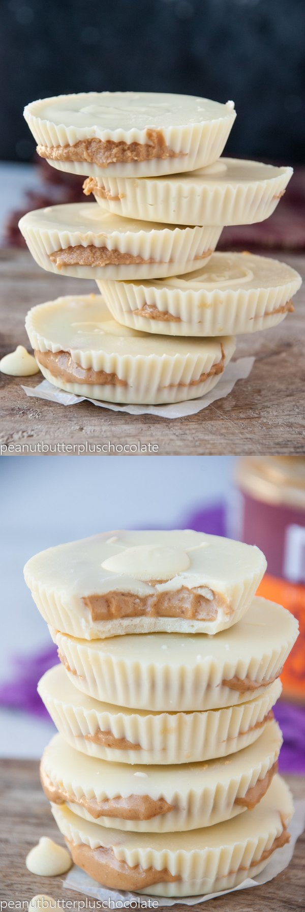 Healthy White Chocolate Peanut Butter Cups