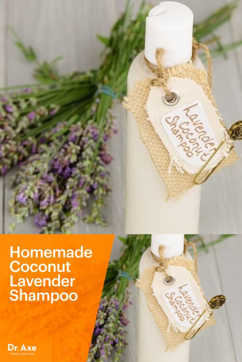 Homemade Coconut Lavender Shampoo