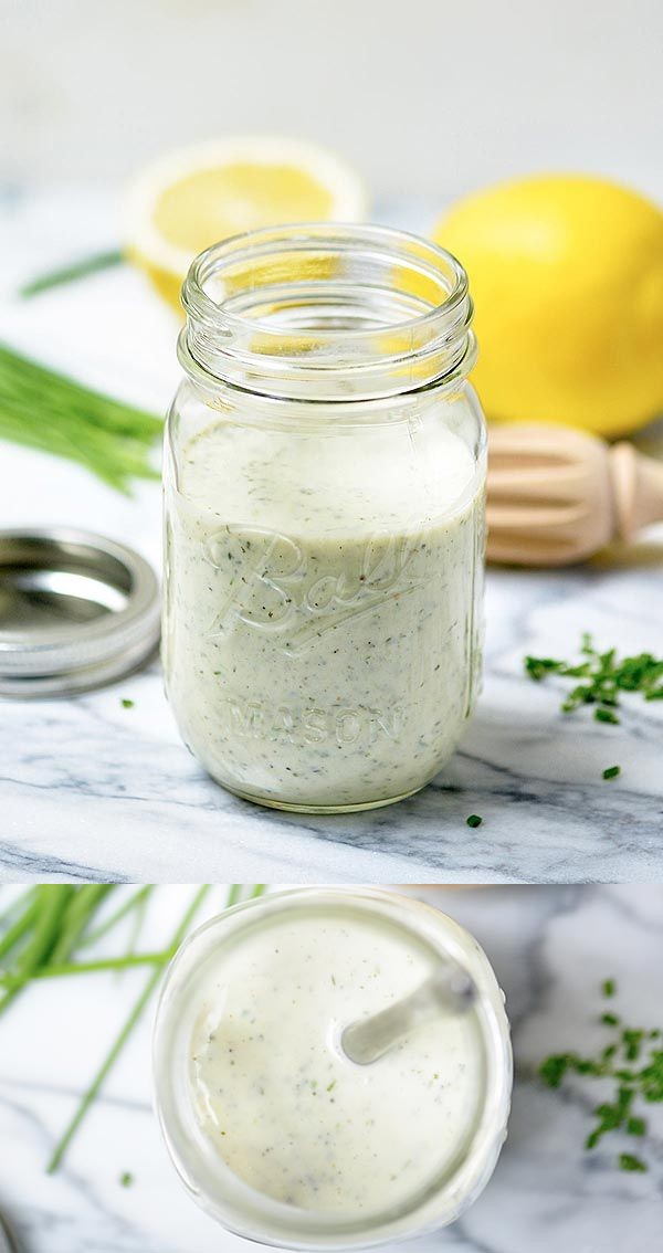 Homemade Greek Yogurt Ranch Dressing