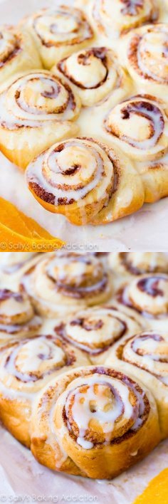 Homemade Orange Sweet Rolls