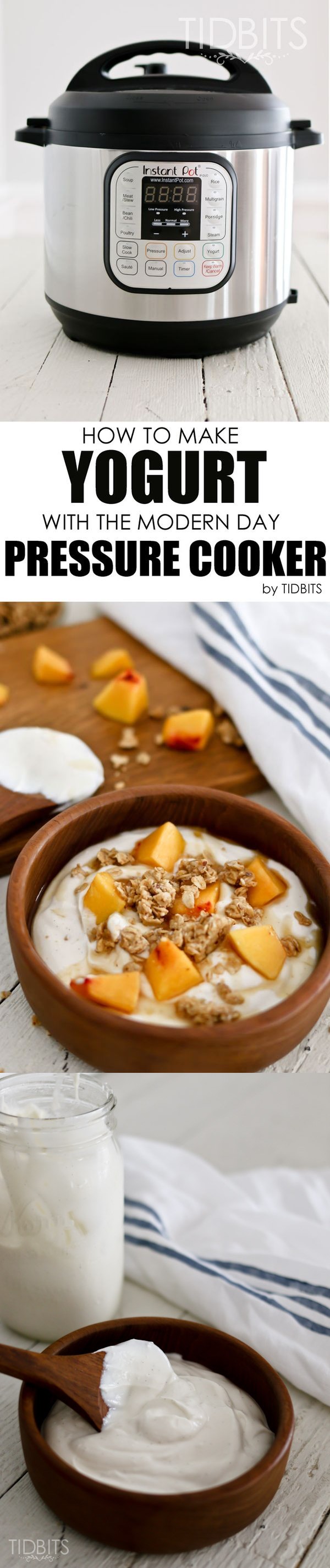 Homemade Yogurt with an Electric Pressure Cooker