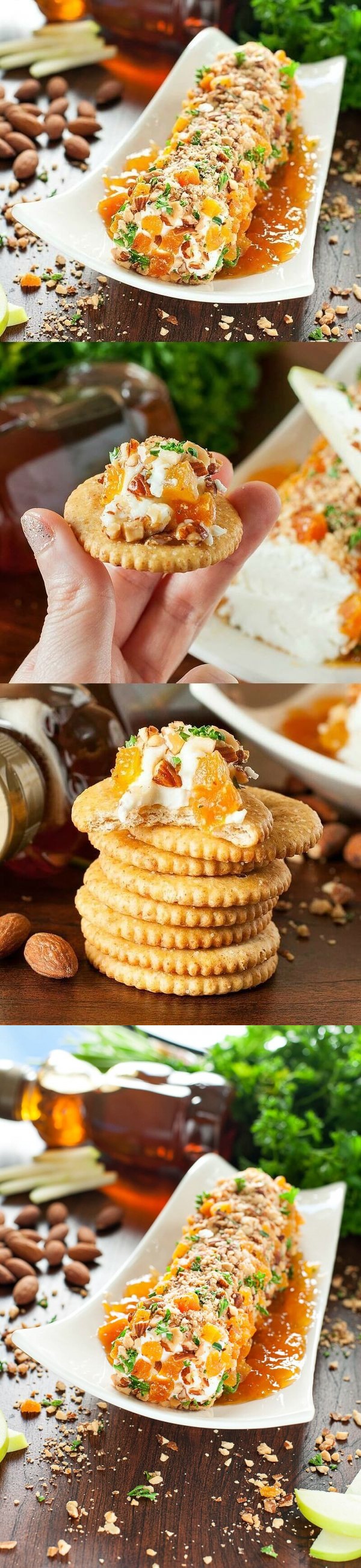 Honey, Apricot, and Almond Goat Cheese Spread