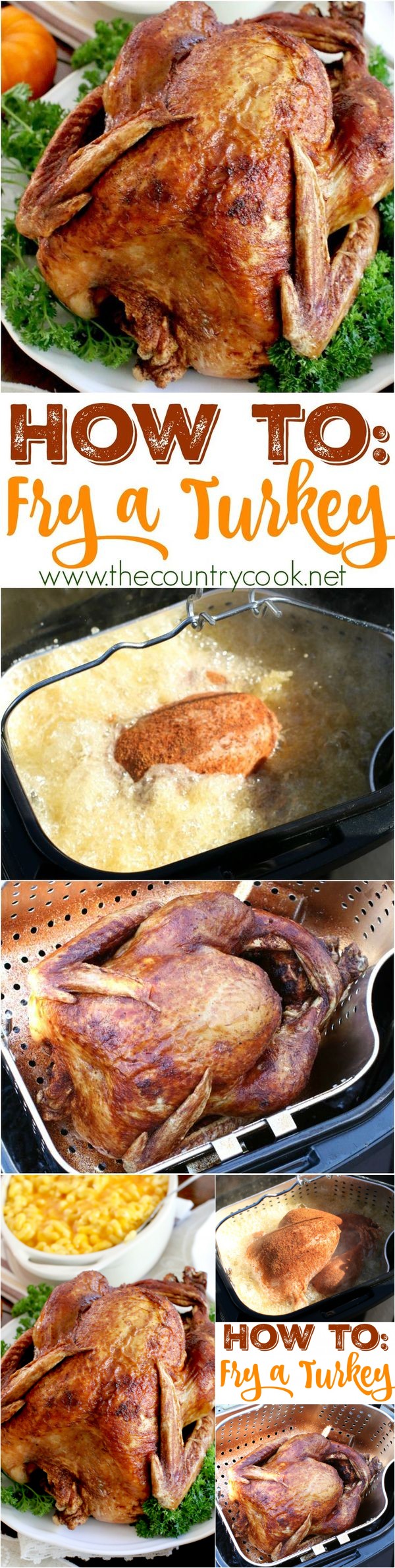 How to fry a turkey