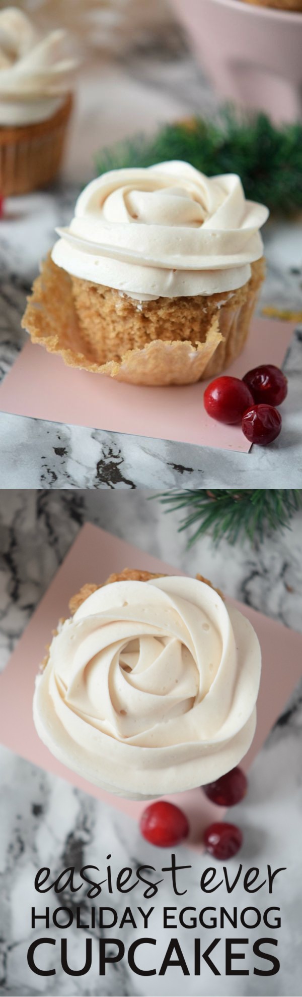 How to make Eggnog Cupcakes