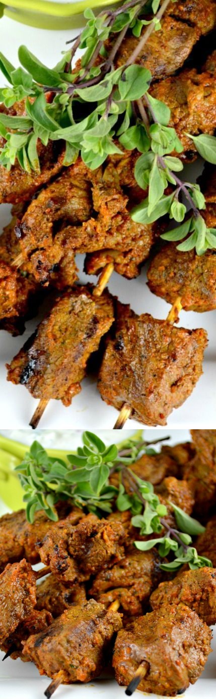 Indian Spiced Beef Kabobs