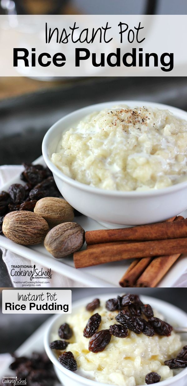 Instant Pot Rice Pudding