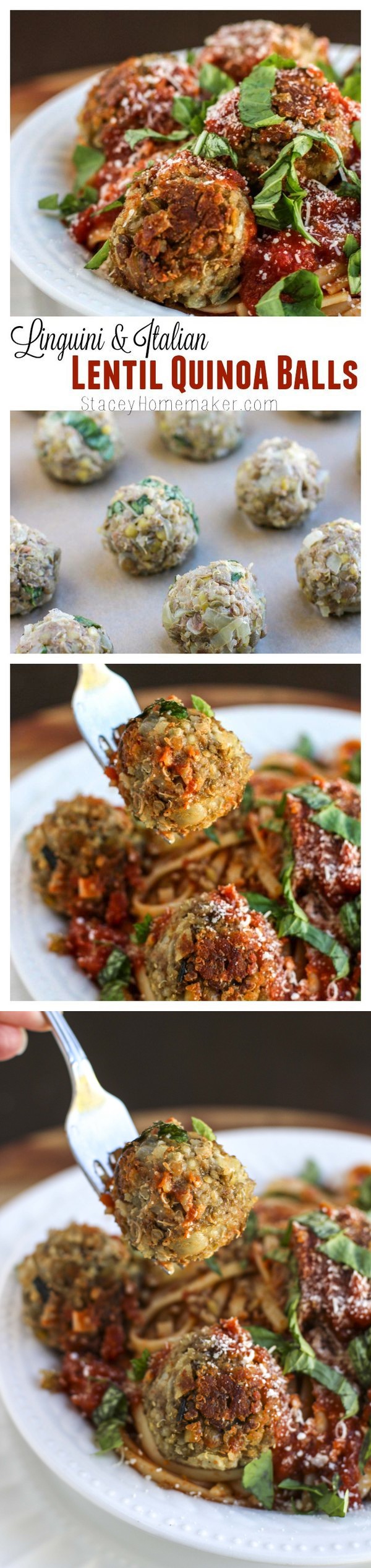 Italian Lentil Quinoa Balls