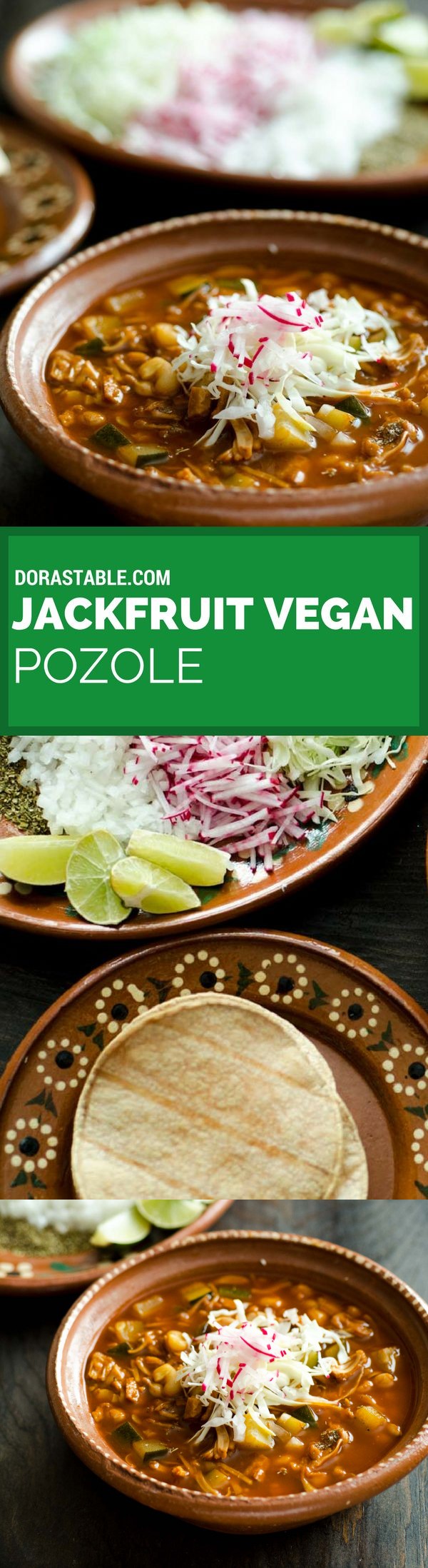 Jackfruit Vegan Pozole Rojo