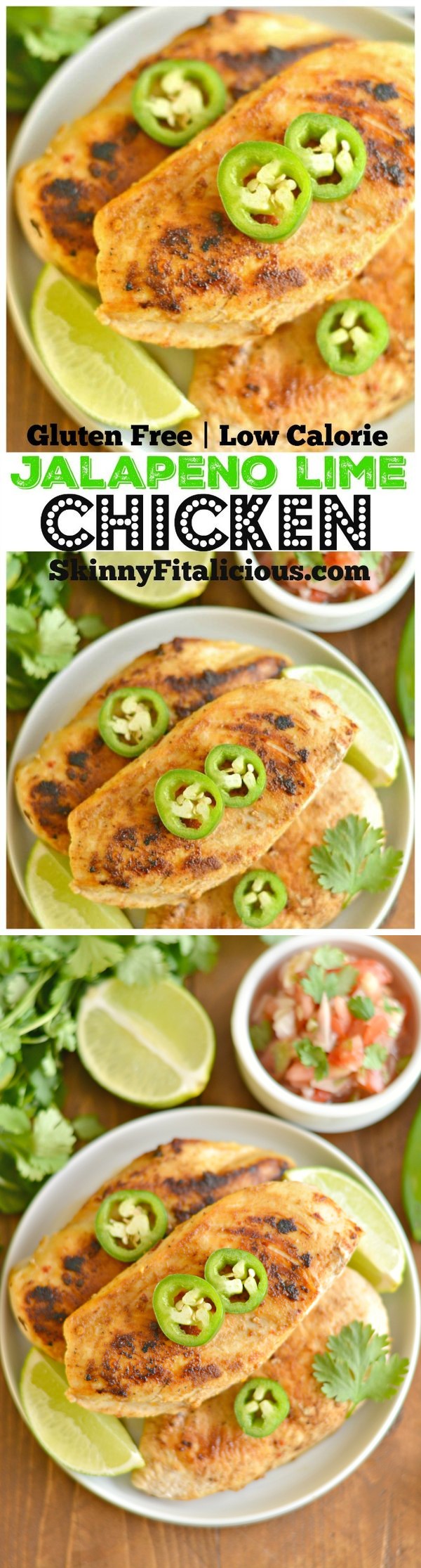 Jalapeño Lime Chicken (GF, Paleo, Low Cal