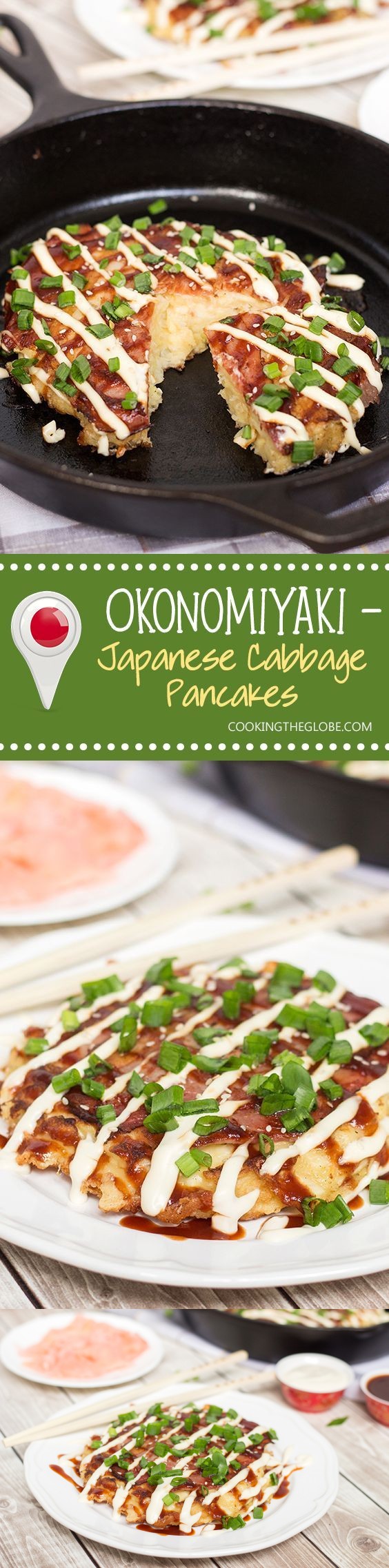 Japanese Cabbage Pancake - Okonomiyaki