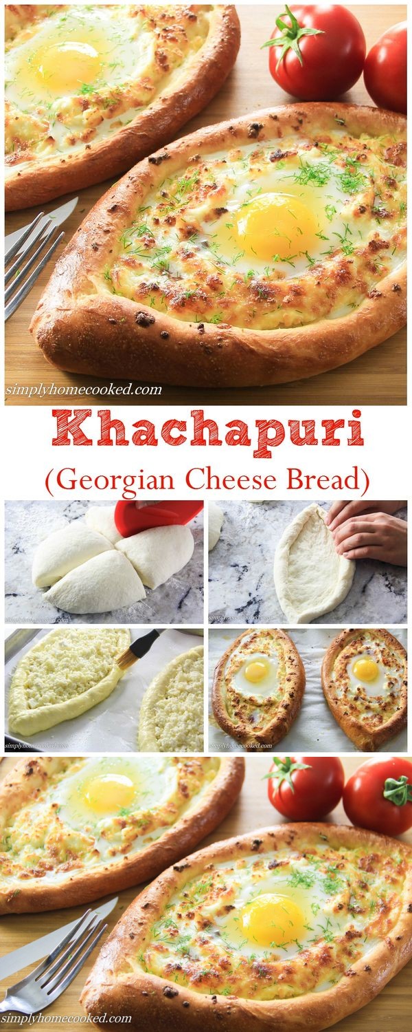 Khachapuri (Georgian Cheese Bread