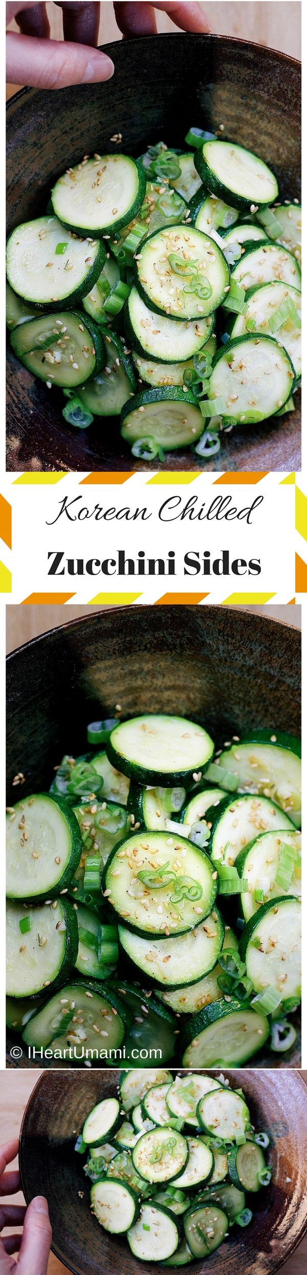 Korean Chilled Zucchini Sides