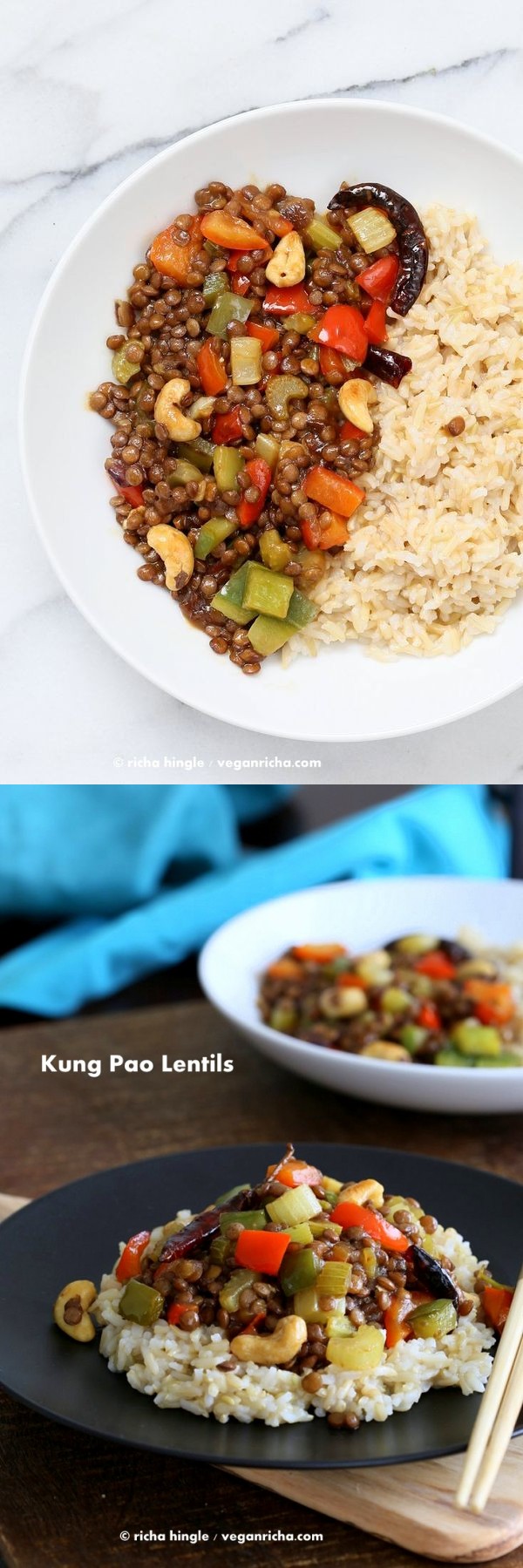 Kung Pao Lentils