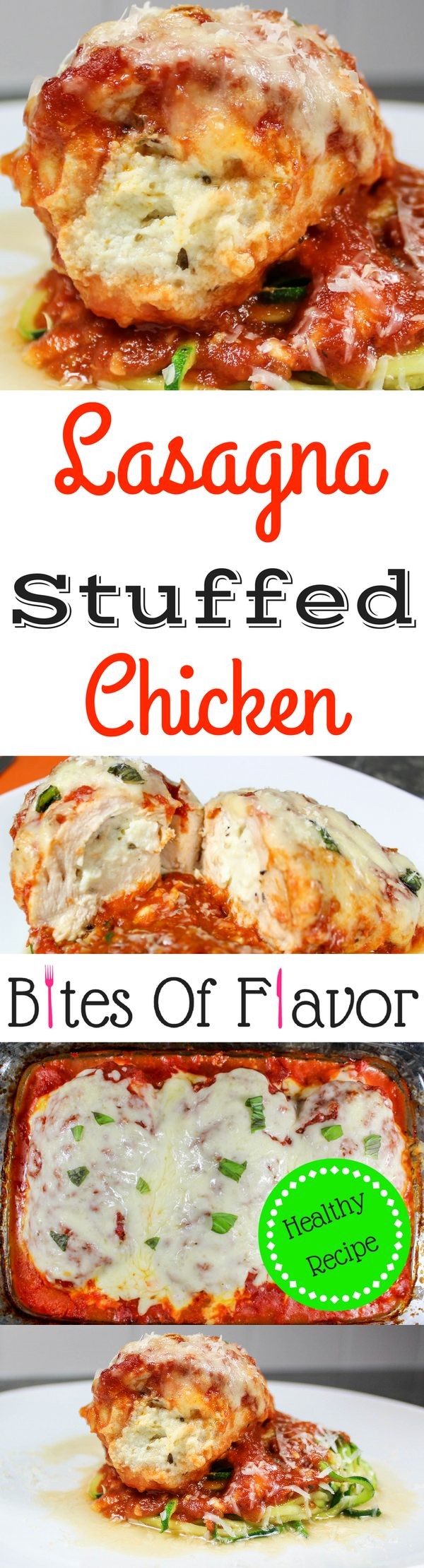 Lasagna Stuffed Chicken