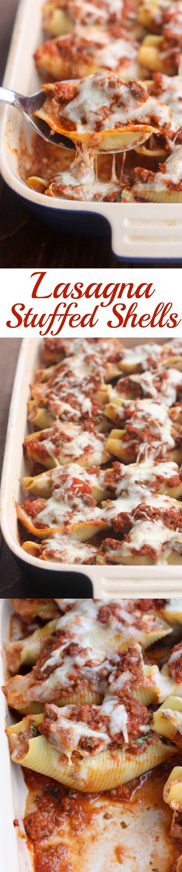 Lasagna Stuffed Shells