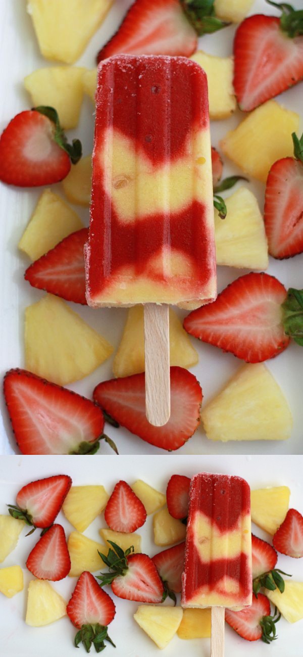 Lava Flow Popsicles