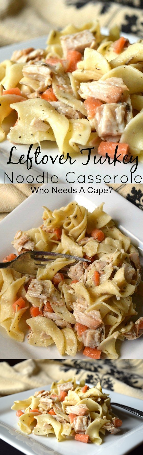 Leftover Turkey Noodle Casserole