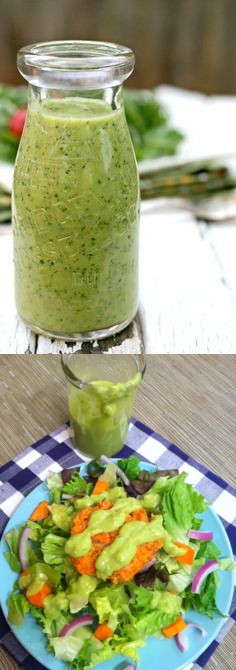 Lemon Avocado Salad Dressing