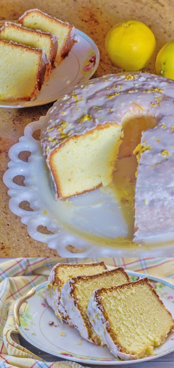 Lemon Pound Cake with Lemon Glaze