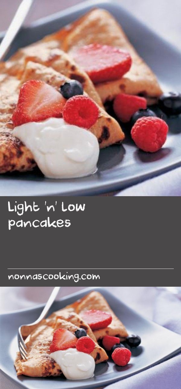 Light 'n' low pancakes