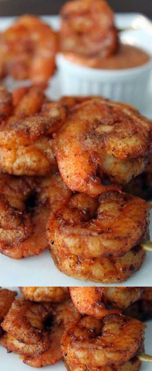 Louisiana Cajun Shrimp with Chipolte Mayonnaise