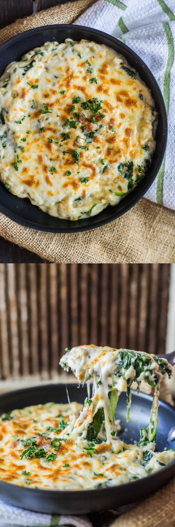 Low-Carb Cauliflower Creamed Spinach