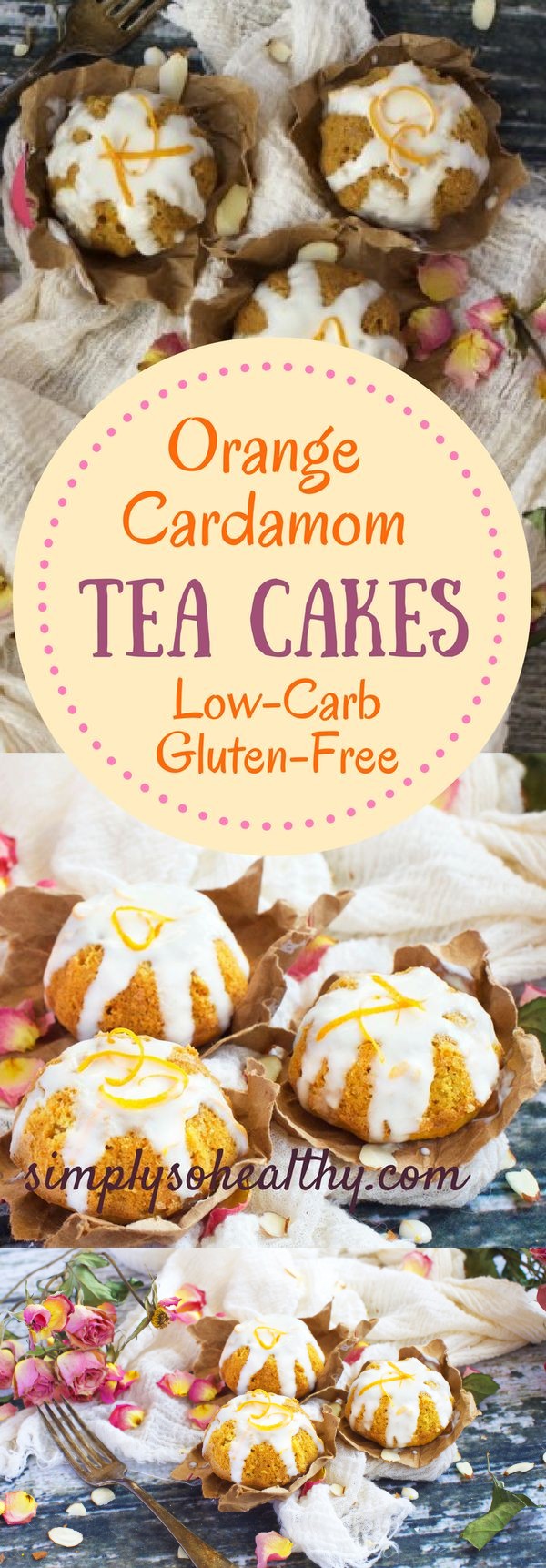 Low-Carb Orange Cardamom Tea Cakes