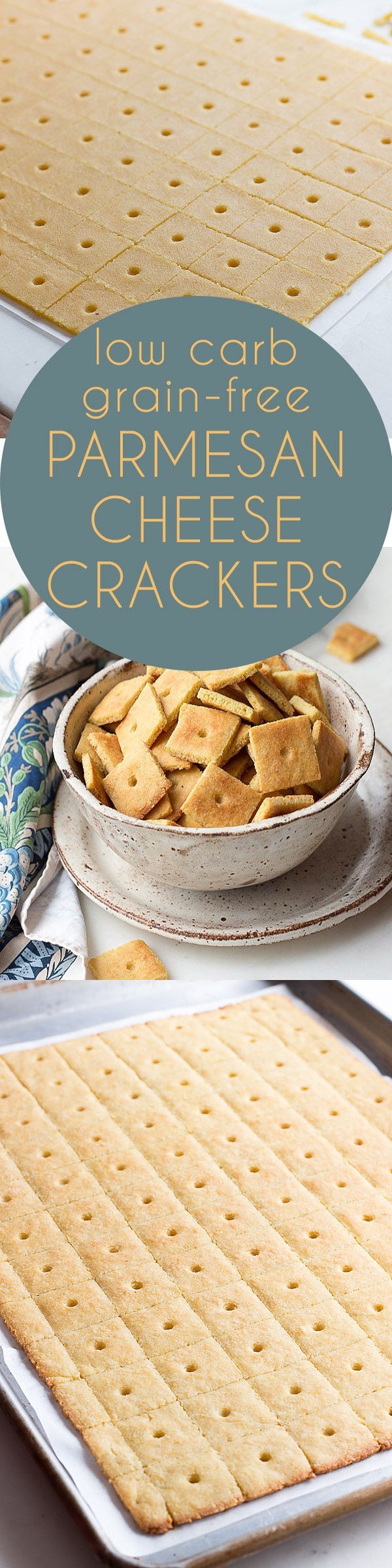 Low Carb Parmesan Cheese Crackers