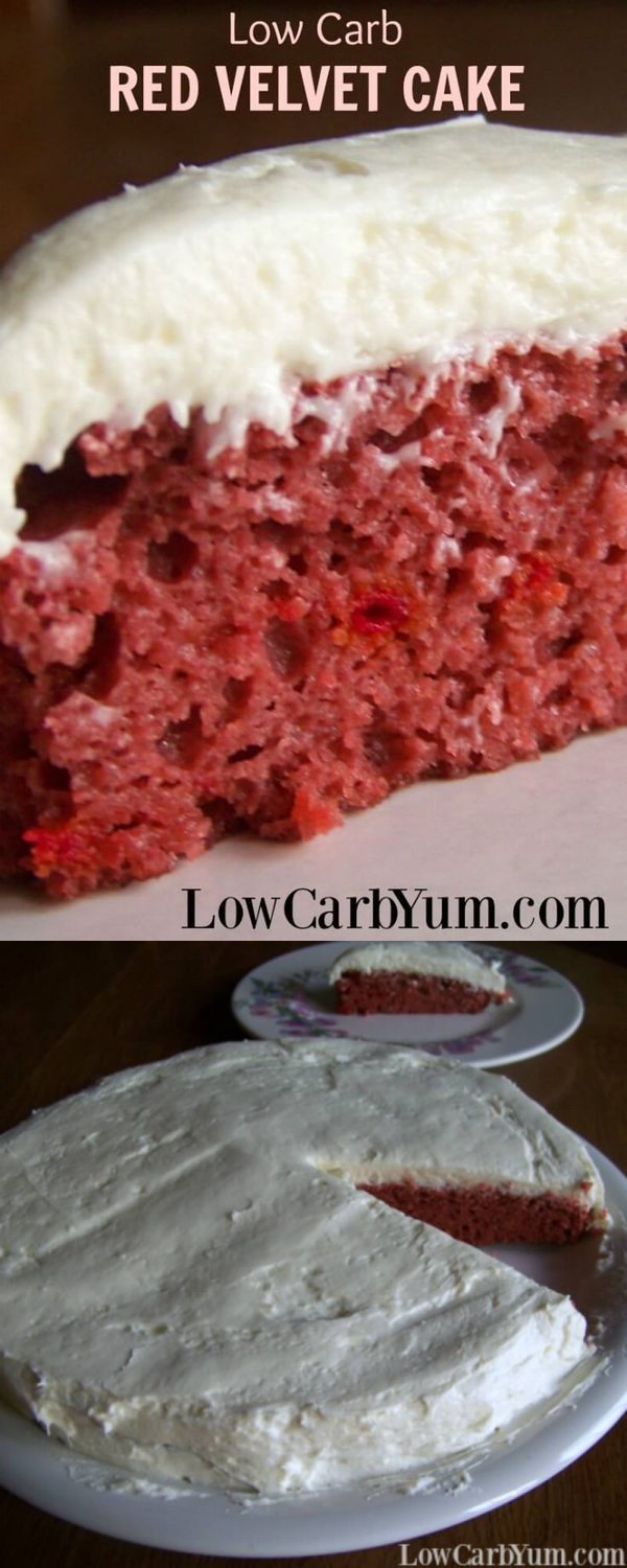 Low Carb Red Velvet Cake